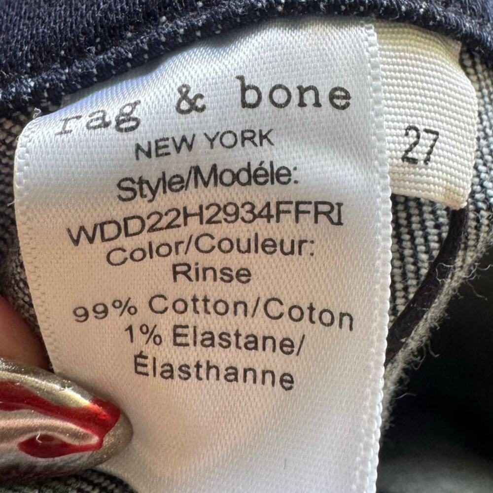 Rag And Bone NWT Peyton Engineered Bootcut Jeans Mid Rise In Rinse Size 27 - Picture 14 of 16
